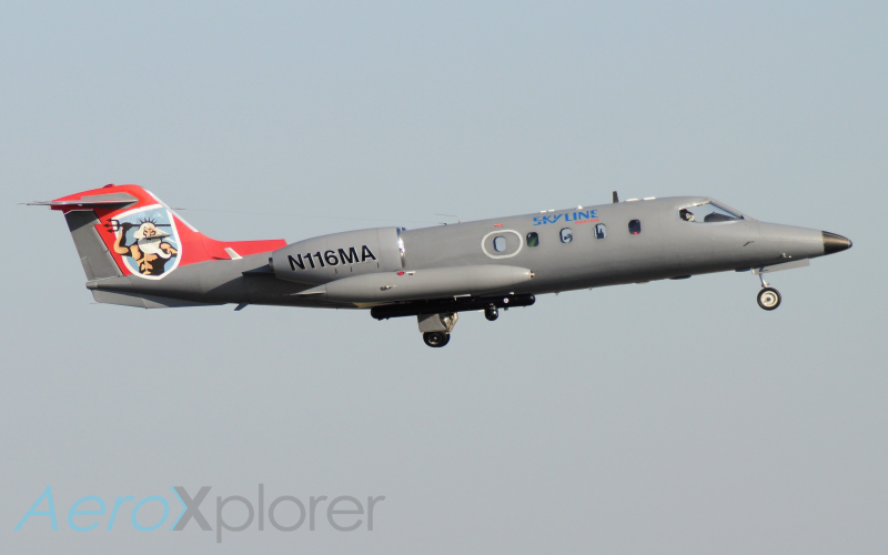Photo of N116MA - PRIVATE Learjet 36 at HHN on AeroXplorer Aviation Database