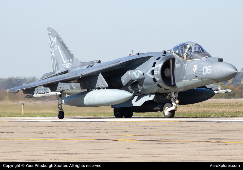 Photo of 165592 - USMC - United States Marine Corp McDonnell Douglas AV-8B Harrier II at AGC on AeroXplorer Aviation Database