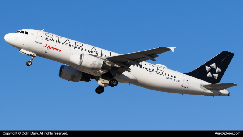 Photo of N689TA - Avianca Airbus A320 at MIA on AeroXplorer Aviation Database