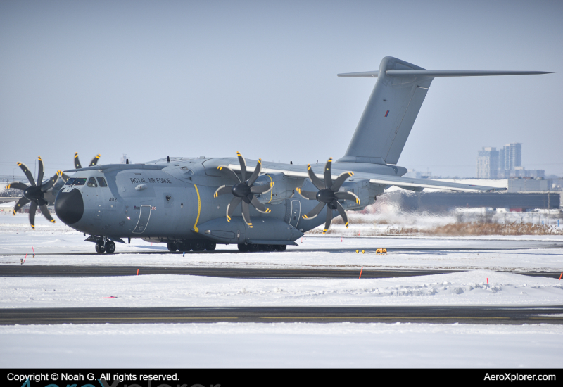 Photo of ZM402 - Royal Air Force Airbus A400M at YYZ on AeroXplorer Aviation Database