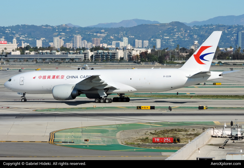 Photo of B-222N - China Cargo Airlines Boeing 777-F at LAX on AeroXplorer Aviation Database
