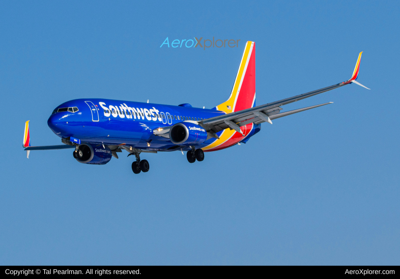 Photo of N8644C - Southwest Airlines Boeing 737-800 at BWI on AeroXplorer Aviation Database