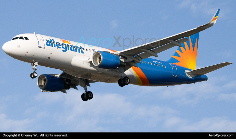 Photo of N212NV - Allegiant Air Airbus A320 at BOS on AeroXplorer Aviation Database