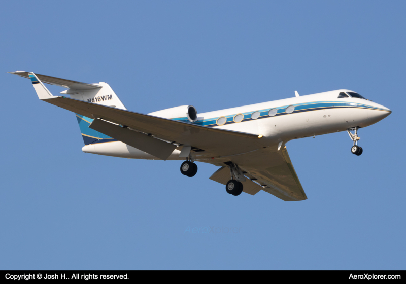 Photo of N416WM - PRIVATE Gulfstream III at QQD on AeroXplorer Aviation Database