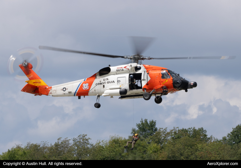 Photo of 6018 - USCG - United States Coast Guard Sikorsky HH-60 Jayhawk at LBE on AeroXplorer Aviation Database