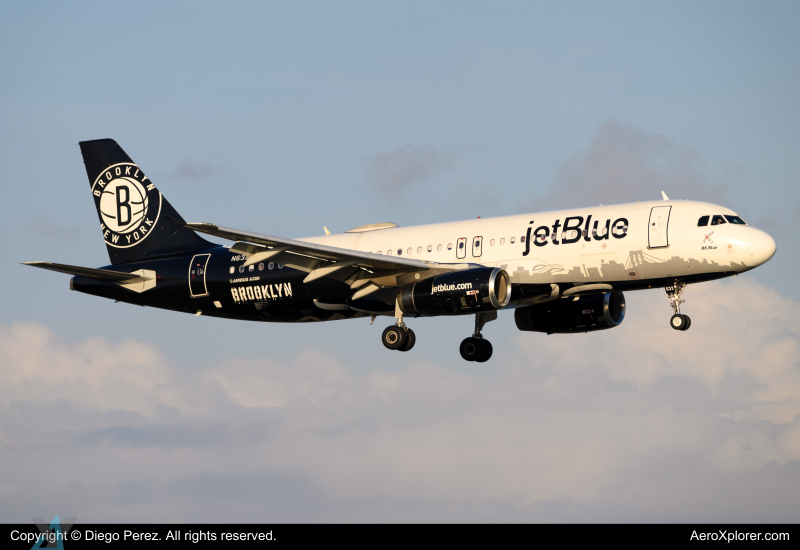 Photo of N633JB - JetBlue Airways Airbus A320 at MCO on AeroXplorer Aviation Database