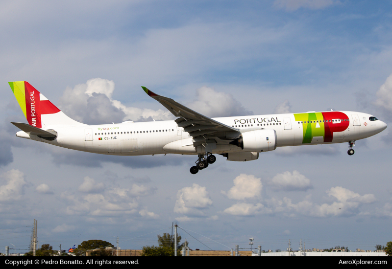 Photo of CS-TUE - TAP Air Portugal Airbus A330-900 at MIA on AeroXplorer Aviation Database