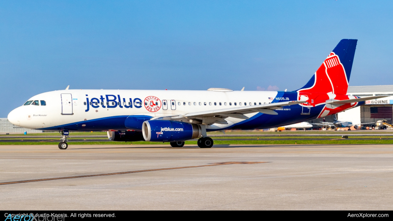 Photo of N605JB - JetBlue Airways Airbus A320 at TPA on AeroXplorer Aviation Database