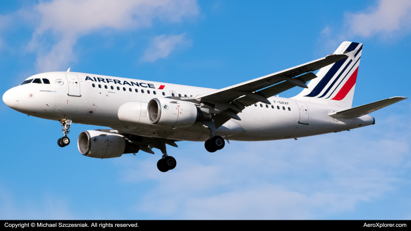 Photo of F-GRXF - Air France Airbus A319 at LHR on AeroXplorer Aviation Database