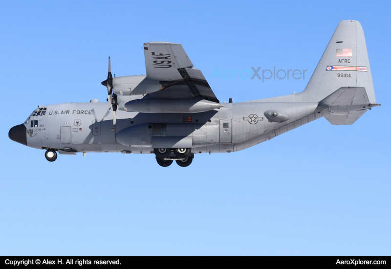 Photo of 89-9104 - USAF - United States Air Force Lockheed C-130H Hercules at PSM on AeroXplorer Aviation Database