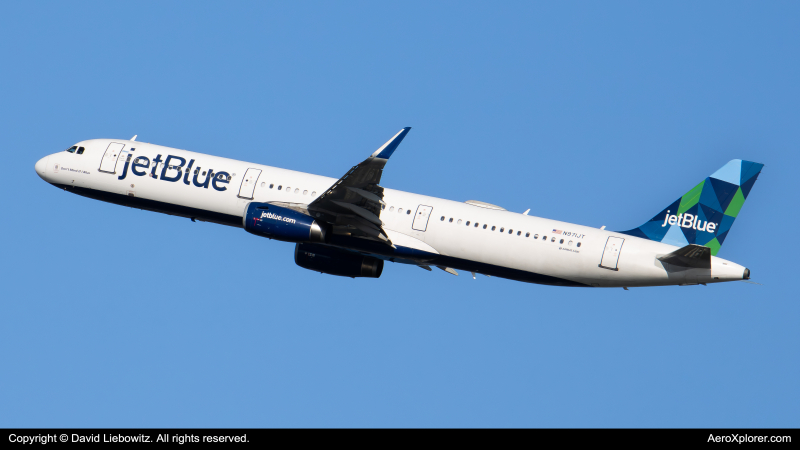 Photo of N971JT - JetBlue Airways Airbus A321-200 at bos on AeroXplorer Aviation Database