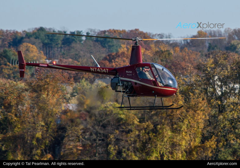 Photo of N74347 - PRIVATE Robinson R22 at FDK on AeroXplorer Aviation Database