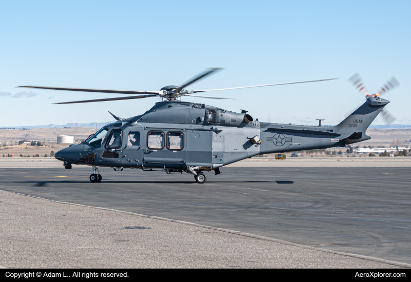 Photo of 18-1001 - USAF - United States Air Force Boeing MH-139A Grey Wolf at BIL on AeroXplorer Aviation Database