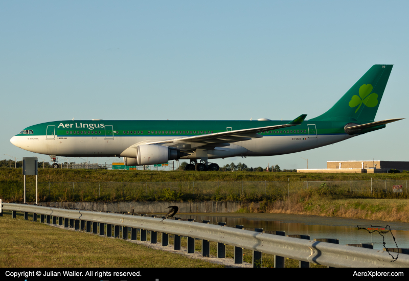 Photo of EI-DUO - Aer Lingus Airbus A330-200 at MCO on AeroXplorer Aviation Database