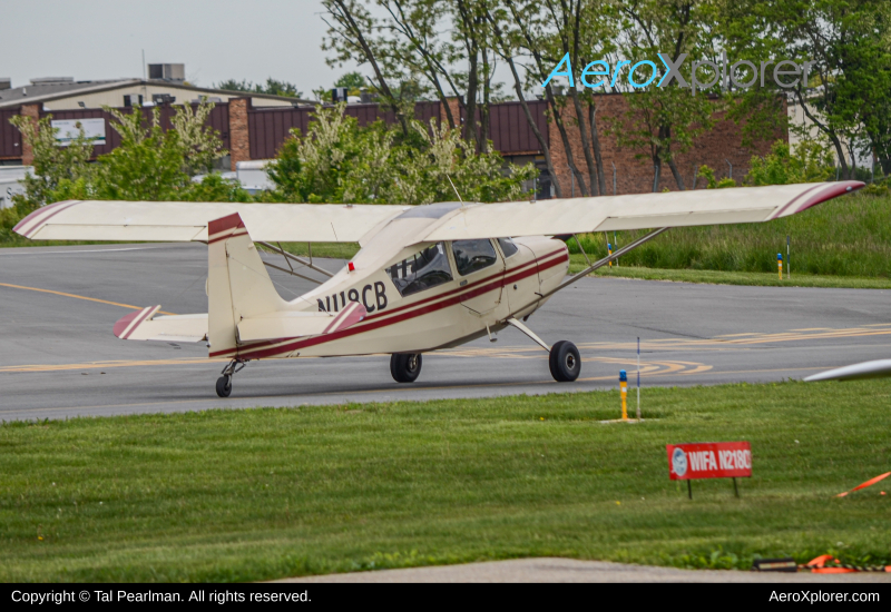 Photo of N118CB - PRIVATE American Champion Citabria at GAI on AeroXplorer Aviation Database