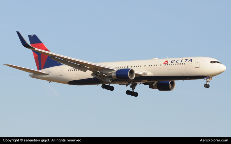 Photo of N188DN - Delta Airlines Boeing 767-300ER at BRU on AeroXplorer Aviation Database