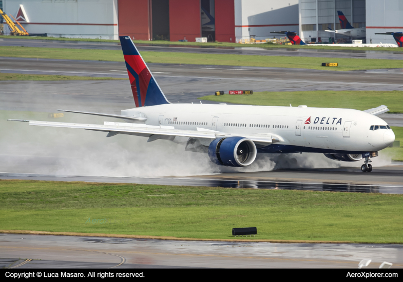 Photo of N704DK - Delta Airlines Boeing 777-200LR at ATL on AeroXplorer Aviation Database