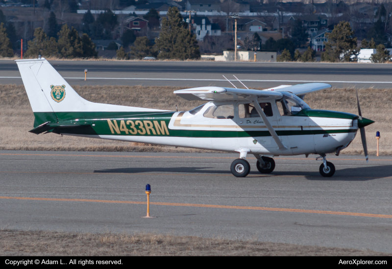 Photo of N433RM - Rocky Mountain College Cessna 172 at BIL on AeroXplorer Aviation Database