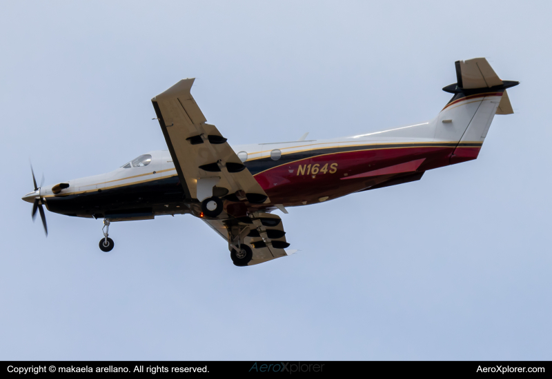 Photo of N164S - PRIVATE Pilatus PC-12 at BOI on AeroXplorer Aviation Database