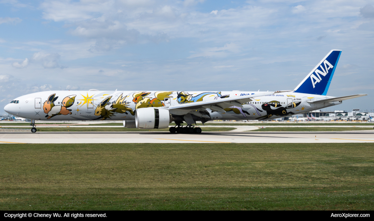 Photo of JA784A - All Nippon Airways Boeing 777-300ER at ORD on AeroXplorer Aviation Database