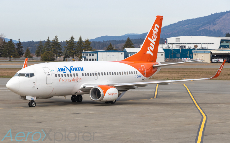 Photo of C-GANH - Air North Boeing 737-500 at YYJ on AeroXplorer Aviation Database