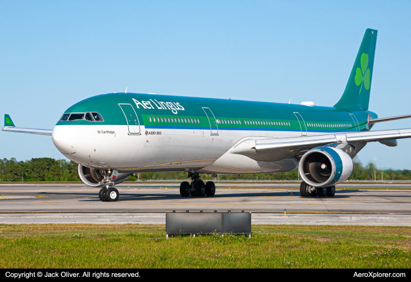 Photo of EI-GAJ - Aer Lingus Airbus A330-300 at MCO on AeroXplorer Aviation Database