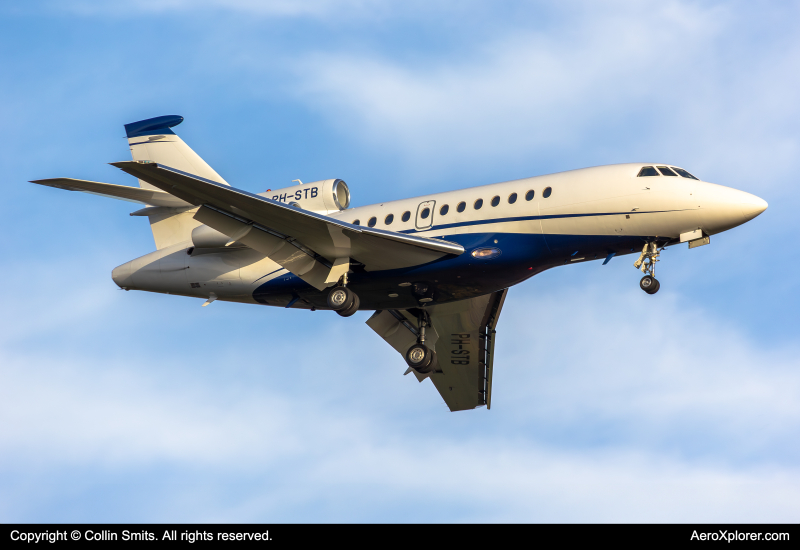 Photo of PH-STB - PRIVATE Dassault Falcon 900C at EIN on AeroXplorer Aviation Database