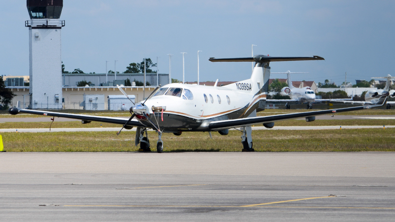 Photo of N399SA - PRIVATE PC-12/45 at FMY on AeroXplorer Aviation Database