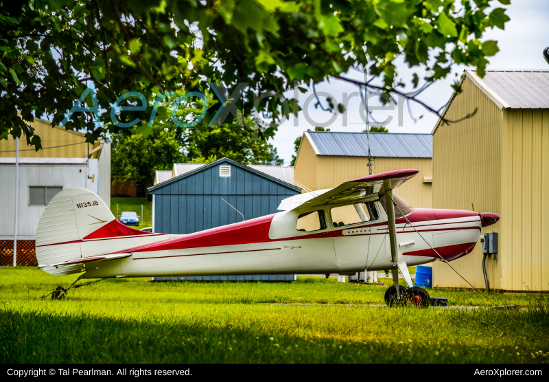 Photo of N135JB - PRIVATE Cessna 170 at GAI on AeroXplorer Aviation Database