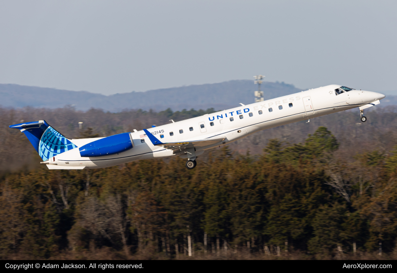 Photo of N12145 - United Express Embraer ERJ145 at IAD on AeroXplorer Aviation Database
