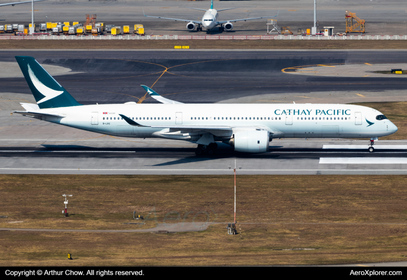 Photo of B-LRS - Cathay Pacific Airbus A350-900 at HKG on AeroXplorer Aviation Database