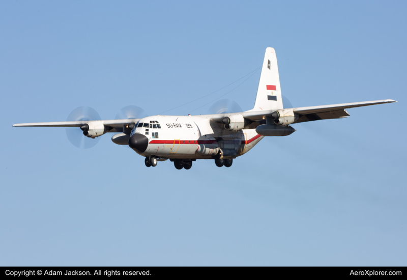 Photo of SU-BAM - Egypt Air Force Lockheed C-130 Hercules at BWI on AeroXplorer Aviation Database