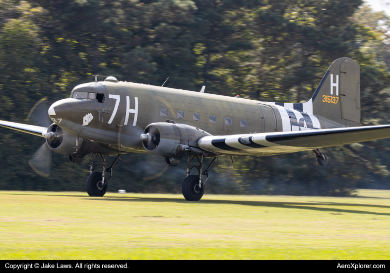 Photo of N99FS - PRIVATE Douglas C-47 Skytrain/Dakota at 42VA on AeroXplorer Aviation Database