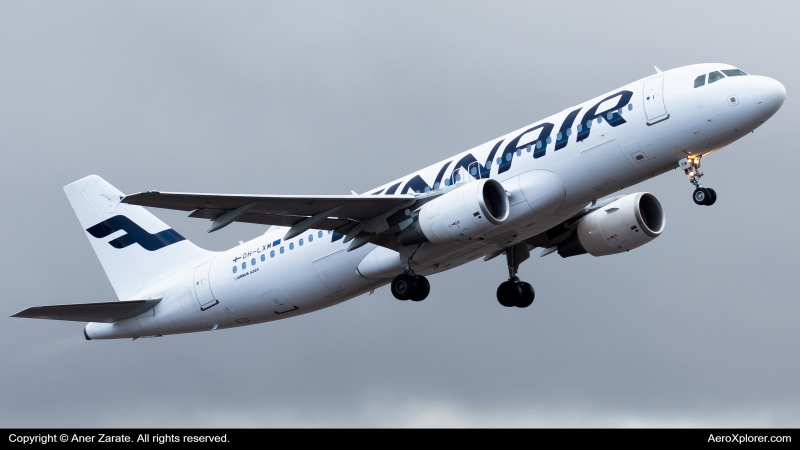Photo of OH-LXM - Finnair Airbus A320 at HEL on AeroXplorer Aviation Database
