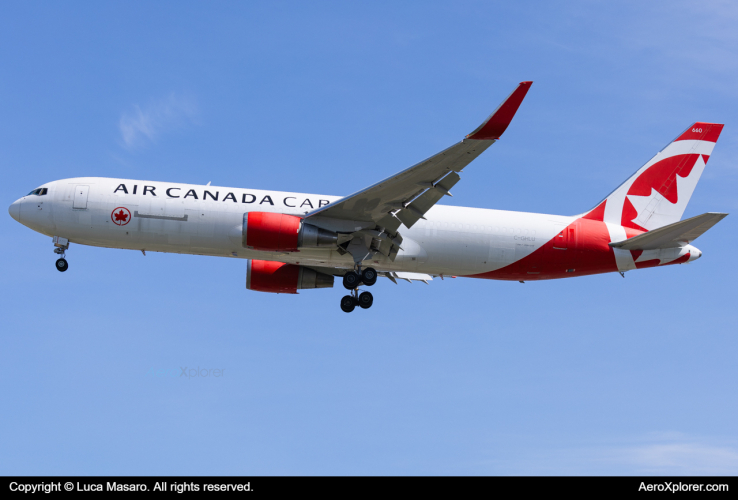 Photo of C-GHLU - Air Canada Cargo Boeing 767-300F at YYZ on AeroXplorer Aviation Database