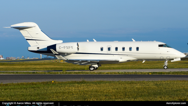 Photo of C-FXFY - PRIVATE Bombardier Challenger 350  at YYZ on AeroXplorer Aviation Database