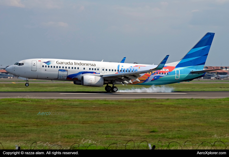 Photo of PK-GFJ - Garuda Indonesia Boeing 737-800 at CGK on AeroXplorer Aviation Database