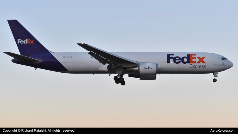Photo of N121FE - FedEx Boeing 767-300F at PHX on AeroXplorer Aviation Database