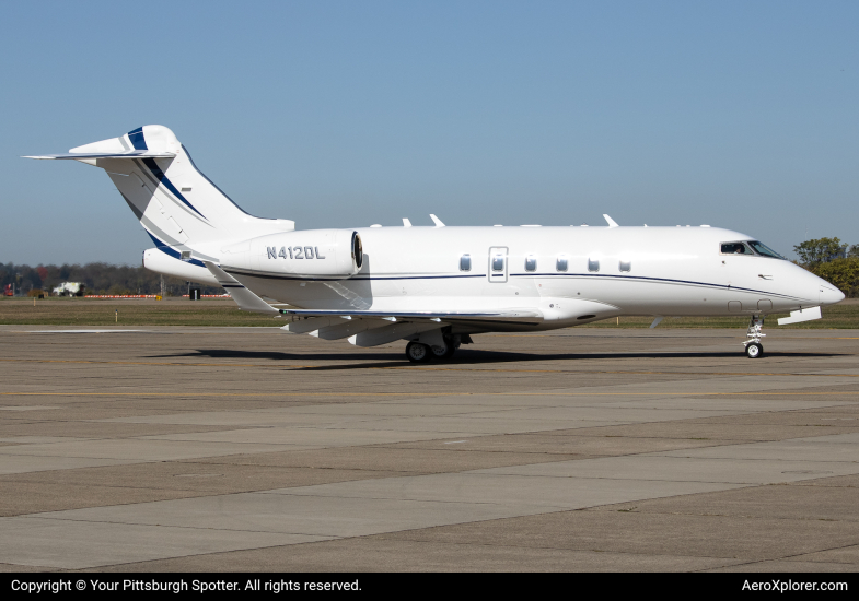 Photo of N412DL - PRIVATE Bombardier Challenger 350  at AGC on AeroXplorer Aviation Database