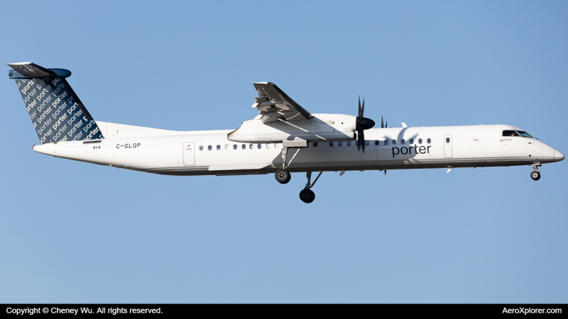 Photo of C-GLQP - Porter Airlines De Havilland Dash-8 q400 at EWR on AeroXplorer Aviation Database