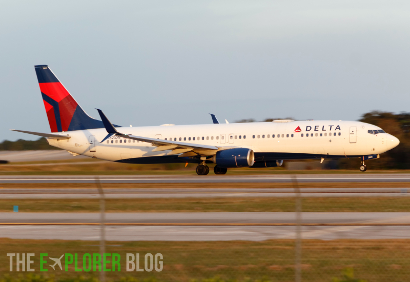 Photo of N821DN - Delta Airlines Boeing 737-900ER at MCO on AeroXplorer Aviation Database