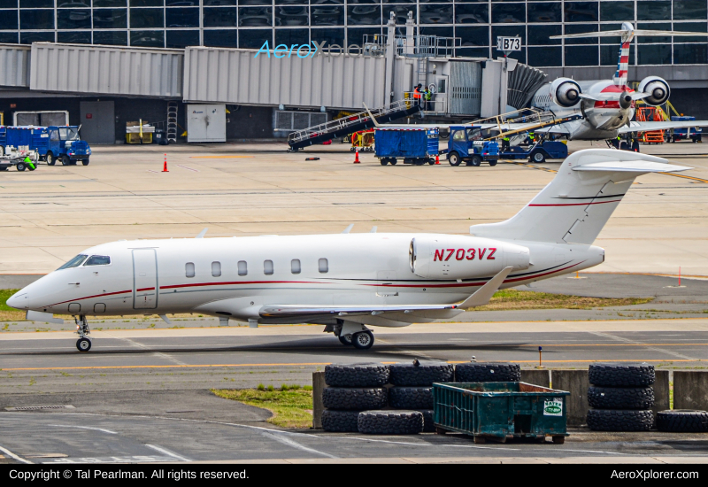 Photo of N703VZ - PRIVATE Bombardier Challenger 350  at IAD on AeroXplorer Aviation Database