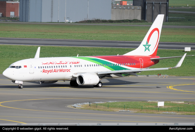 Photo of CN-RGH - Royal Air Maroc Boeing 737-800 at BRU on AeroXplorer Aviation Database