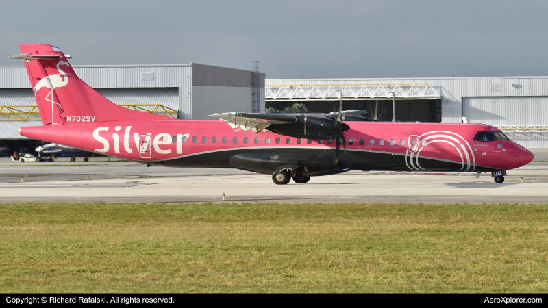Photo of N702SV - Silver Airways ATR 72-600 at FLL on AeroXplorer Aviation Database