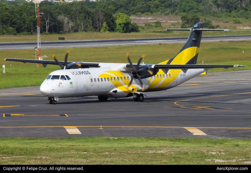 Photo of PP-PTO - Voepass Linhas Aéreas ATR 72-500 at SSA on AeroXplorer Aviation Database