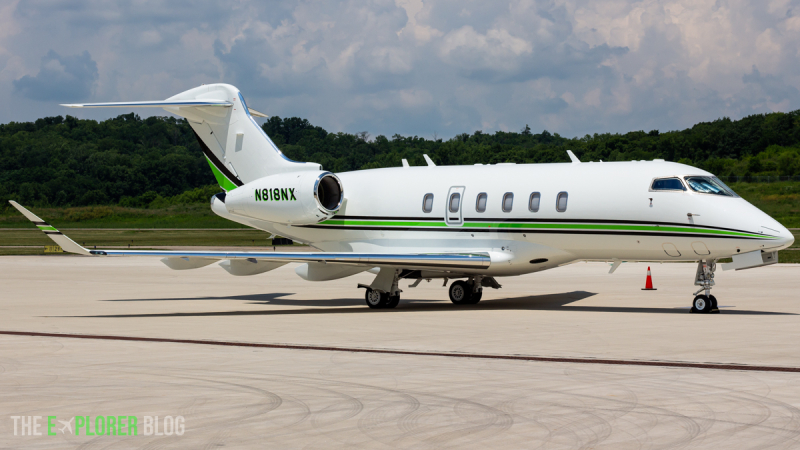 Photo of N818NX - PRIVATE Bombardier Challenger 350 at HAO on AeroXplorer Aviation Database