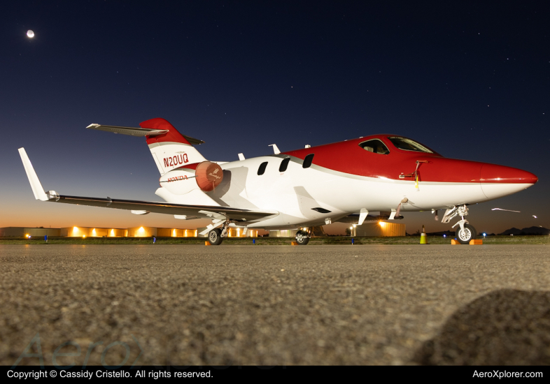 Photo of N20UQ - PRIVATE Honda HA-420 Hondajet at AVW on AeroXplorer Aviation Database