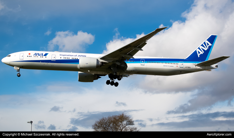 Photo of JA798A - All Nippon Airways Boeing 777-300ER at LHR on AeroXplorer Aviation Database