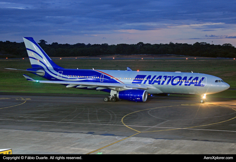 Photo of N819CA - National Airlines Airbus A330-200 at MAO on AeroXplorer Aviation Database