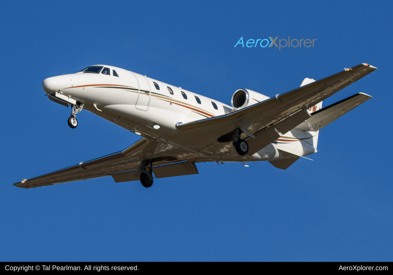 Photo of N395WJ - PRIVATE Cessna 680 Citation Sovereign  at PIT on AeroXplorer Aviation Database